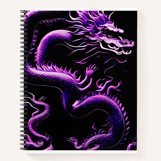 Carnet Le violet du dragon (Devant)