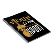 Carnet Le violon est mon sport (Côté Droit)