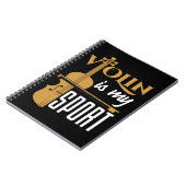 Carnet Le violon est mon sport (Côté gauche)