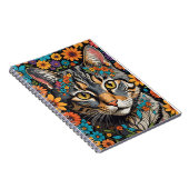 Carnet Le visage de chat en fleurs (Côté Droit)