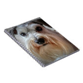 Carnet Le visage de Schnauzer Dog (Côté Droit)