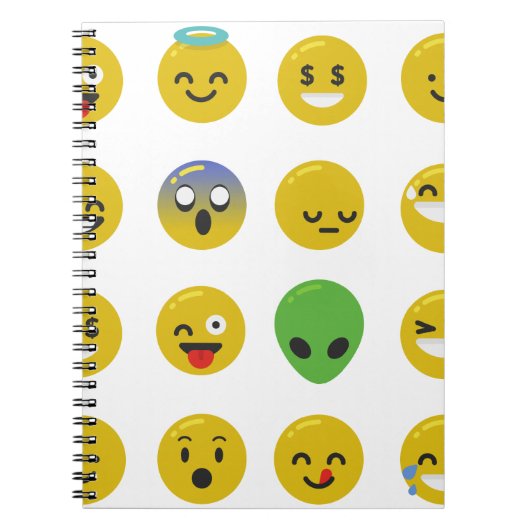 Carnet Le visage heureux d'Emoji (Devant)