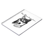 Carnet Le visage heureux du malamute (Côté gauche)