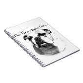 Carnet Le visage joyeux de Bulldog (Côté Droit)