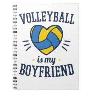Carnet Le volley-ball est mon petit ami