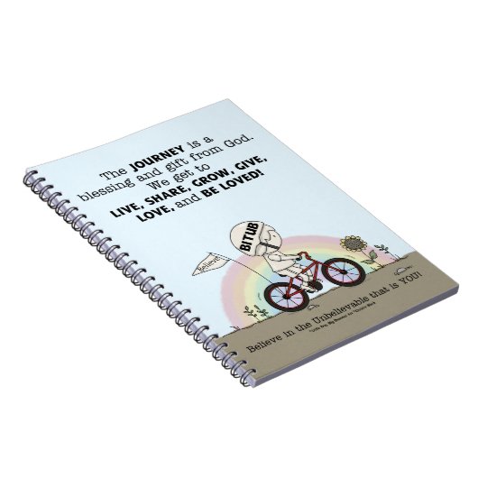 Carnet Le voyage est un cadeau (Côté Droit)