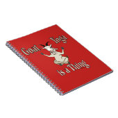 Carnet Le Yoga de chèvre est quelque chose | GetYerGoat™ (Côté Droit)