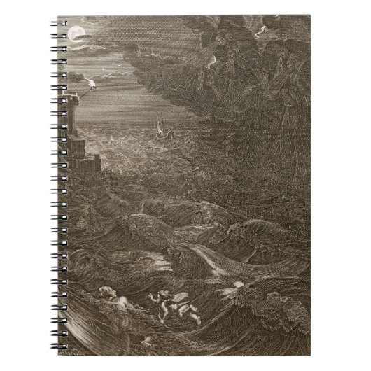 Carnet Leander nage au-dessus du Hellespont pour (Devant)