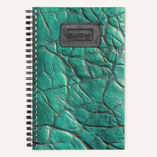 Carnet Leather-look Notebook - Caribbean Turquoise 