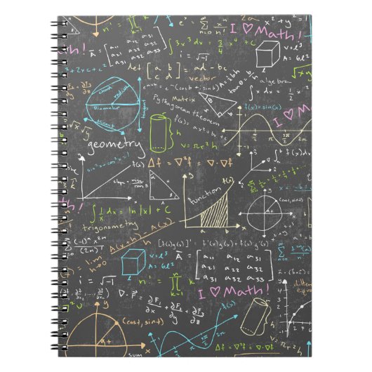 Carnet Leçons de mathématiques (Devant)