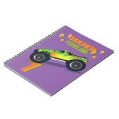 Carnet L'écraser MONSTER CAMION Anniversaire de enfant NO (Côté gauche)