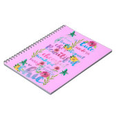 Carnet Lecteur de fleurs | Fleur mignonne Moderne Belle (Côté gauche)