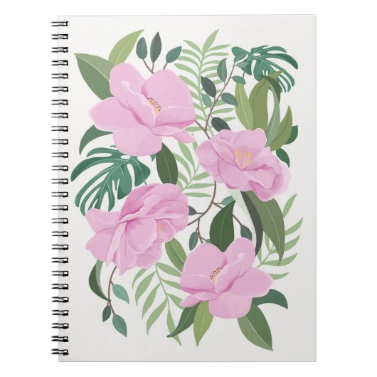 Carnet Lecteur de fleurs | Jardin aux fleurs secret (Devant)