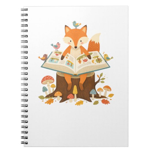 Carnet Lecteur de la forêt curieuse (Devant)