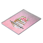 Carnet Lecteur de romance rose (Côté gauche)