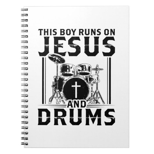 Carnet Lecteur de tambours | Christian Jesus Band Drummer (Devant)