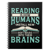 Carnet Lecteur Lecture Cadeau Nouveau Cerveau (Devant)