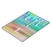 Carnet Lecteurs de crème glacée en métal brossé mure (Côté gauche)