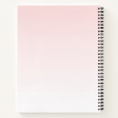 Carnet Lecteurs de Parties scintillant rose moderne et ci (Dos)