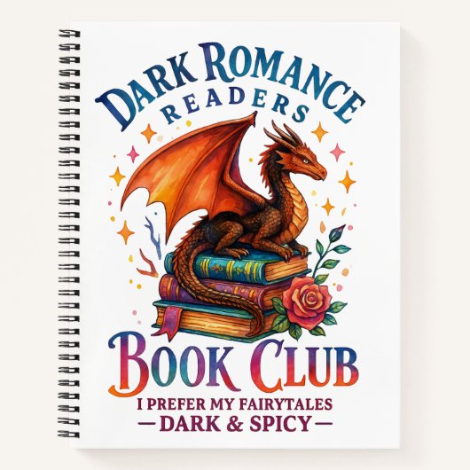 Carnet Lecteurs de romance sombre... (Devant)