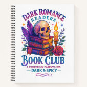 Carnet Lecteurs de romance sombre... (Devant)