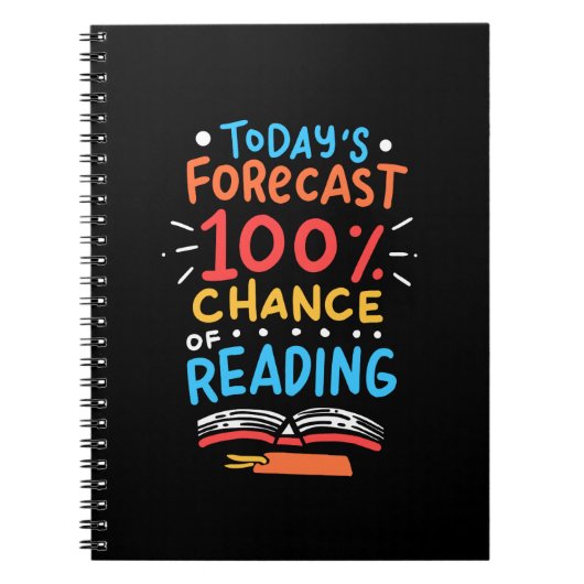 Carnet Lecture - 100% Chance de lecture (Devant)