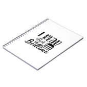 Carnet Lecture Art Je Lis Passé Mon Lit (Côté gauche)