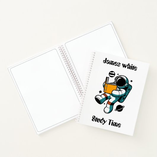 Carnet Lecture astronaute : Apprendre à zéro gravité (Intérieur)