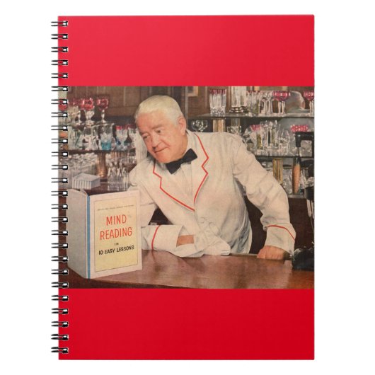 Carnet lecture d'esprit au bar (Devant)