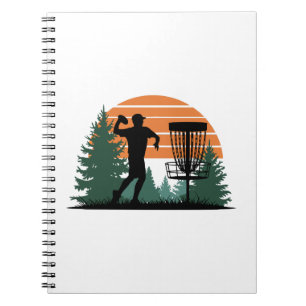 Carnet Lecture du disque de golf Vintage Retro