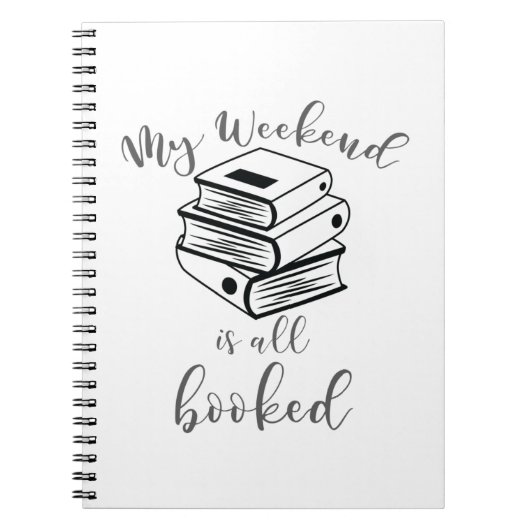 Carnet Lecture Lover Book Nerd Reader Weekend Tous les ré (Devant)