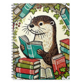 Carnet Lecture Otter Bookish Illustration Lecteurs (Devant)