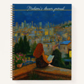 Carnet Lecture sur le toit (Devant)