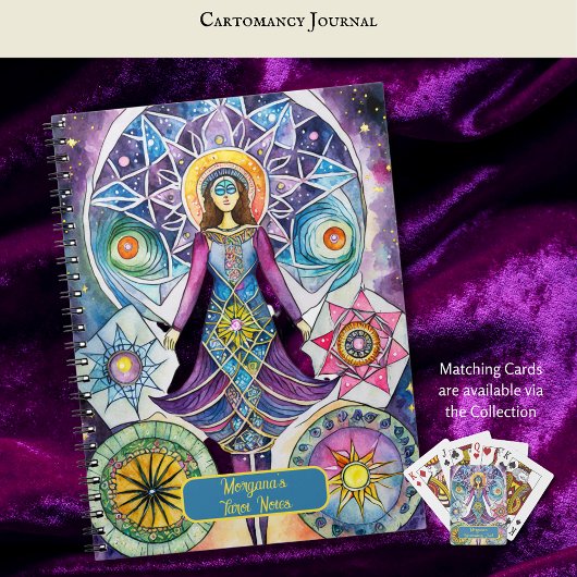 Carnet Lectures de cartomatation et de carte de tarot Int