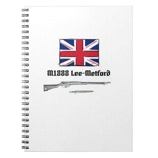 Carnet Lee Metford P1888 Rifle British (Devant)