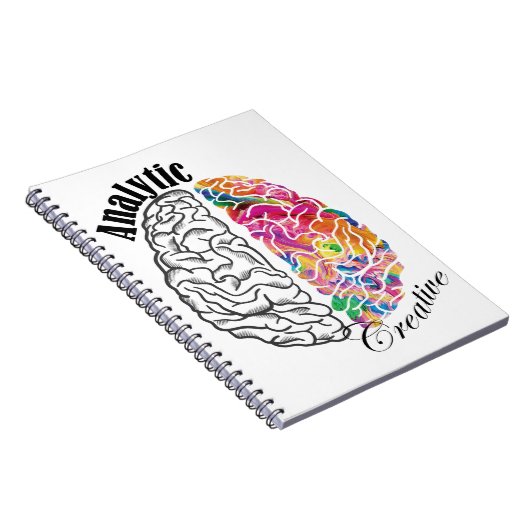 Carnet Left Brained Right Brained Analytic Creative Brain (Côté Droit)