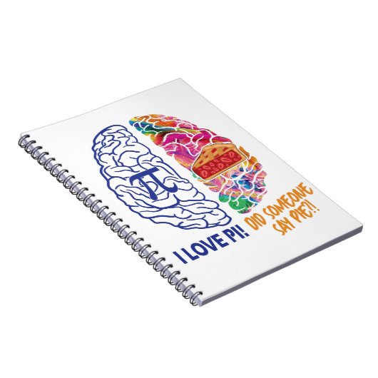 Carnet Left Brained Right Brained Funny Pi (Côté Droit)