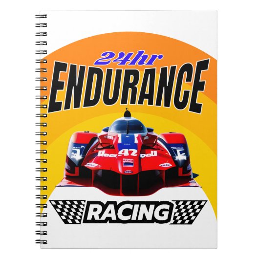Carnet Légendes de vitesse : 24h Endurance Racer (Devant)