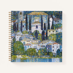 Carnet L'église de Cassone   Gustav Klimt   Poster