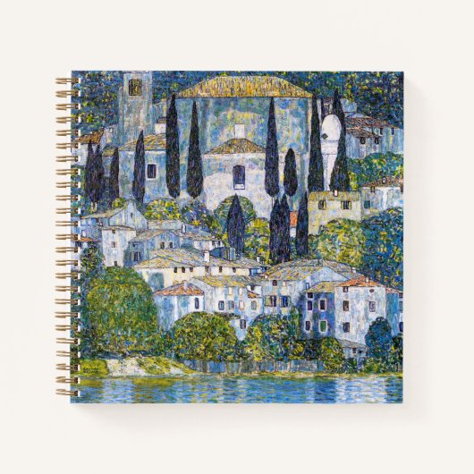 Carnet L'église de Cassone | Gustav Klimt | Poster (Devant)