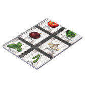 Carnet Légumes et herbes Rustique Moderne Cuisine (Côté gauche)