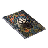 Carnet L'élégant Badger inspiré William Morris (Côté Droit)