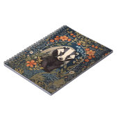 Carnet L'élégant Badger inspiré William Morris (Côté gauche)
