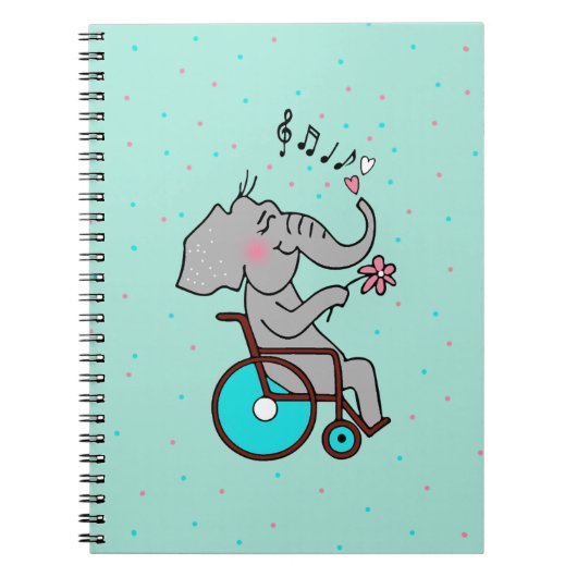 Carnet L'Éléphant amoureux (Devant)