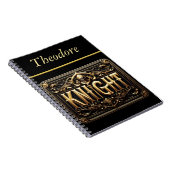 Carnet L'emblème du chevalier majestueux (Côté Droit)