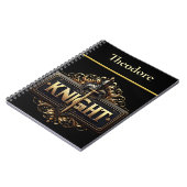 Carnet L'emblème du chevalier noble (Côté gauche)