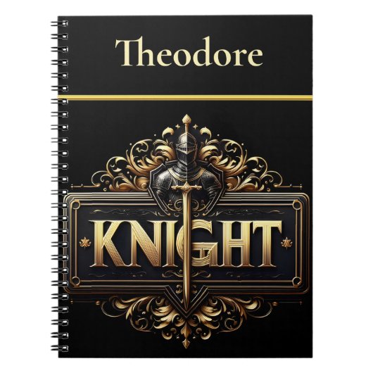 Carnet L'Emblème du Noble Chevalier (Devant)