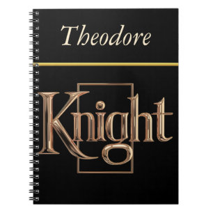 Carnet L'Emblème luxueux du Noble Chevalier