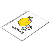 Carnet Lemon-aid Drôle de premiers soins Jeu de mots sur  (Côté gauche)
