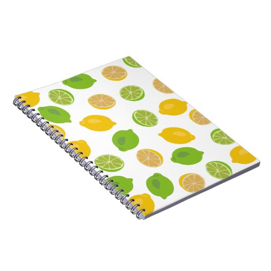 Carnet Lemon and Lime Pattern (Côté Droit)